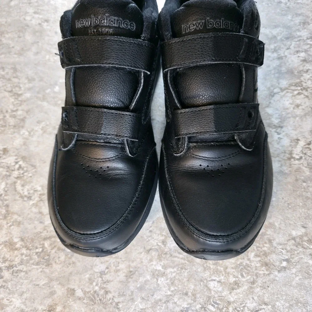 New Balance 928 V3 Mens Size 10.5 Triple Black Hook & Loop Sneaker Shoes Strap